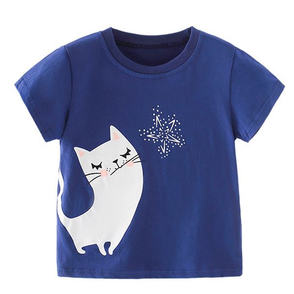 baby girls t-shirt lovely cat dark cotton soft and comfort summer casual clothes for kids 2-7 year, Blue
baby girls t-shirt lovely cat dark cotton soft and comfort summer casual clothes for kids 2-7 year, Blue