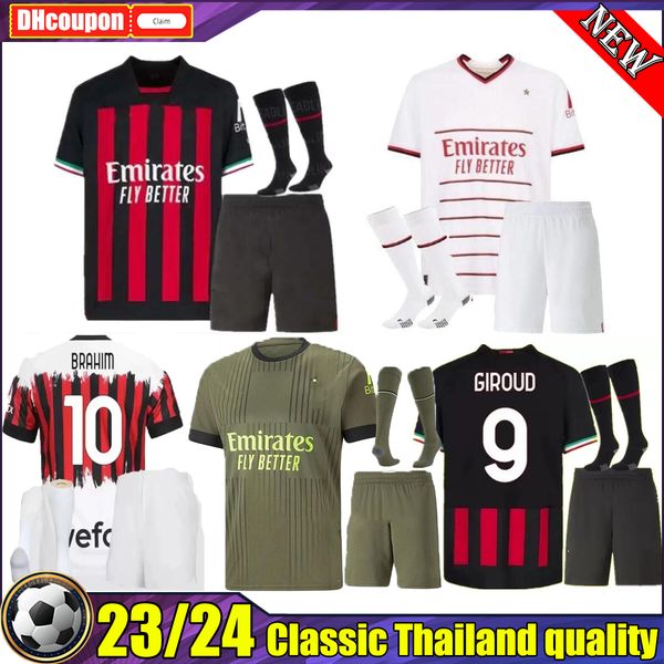 tomori kits ac 22 23 soccer jerseys thai quality milans leao ibrahimovic giroud football t-shirt for kids 2022 2023 tonali bennacer rebic me, Black;yellow
tomori kits ac 22 23 soccer jerseys thai quality milans leao ibrahimovic giroud football t-shirt for kids 2022 2023 tonali bennacer rebic me, Black;yellow