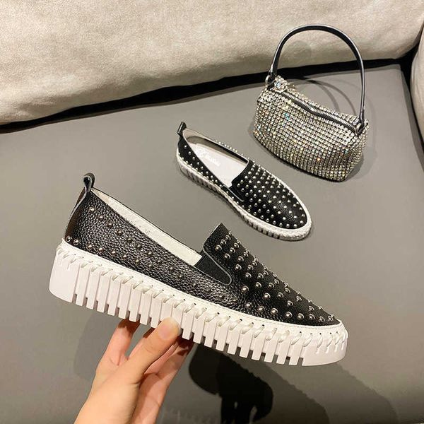 dress shoes blackwhite genuine leather s platform shoes woman round toe slip on loafers height increasing espadrilles women moccasins, Black
dress shoes blackwhite genuine leather s platform shoes woman round toe slip on loafers height increasing espadrilles women moccasins, Black
