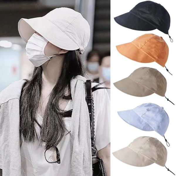 new fisherman cap sun hat cap portable foldable wide brim sun protection hat cap summer visor adjustable drawstring hat women, Yellow
new fisherman cap sun hat cap portable foldable wide brim sun protection hat cap summer visor adjustable drawstring hat women, Yellow