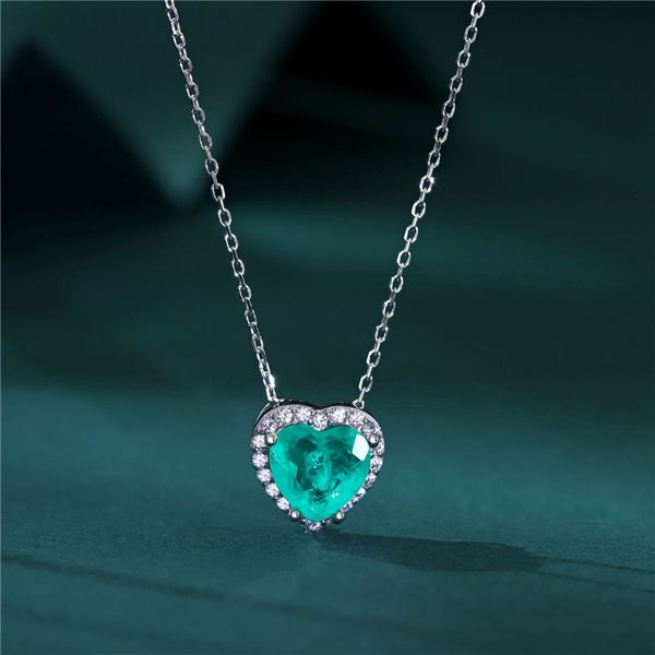romantic luxurious 925 sterling silver heart pendant necklace woman designer jewelry green 5a cubic zirconia diamond choker chain necklaces
romantic luxurious 925 sterling silver heart pendant necklace woman designer jewelry green 5a cubic zirconia diamond choker chain necklaces