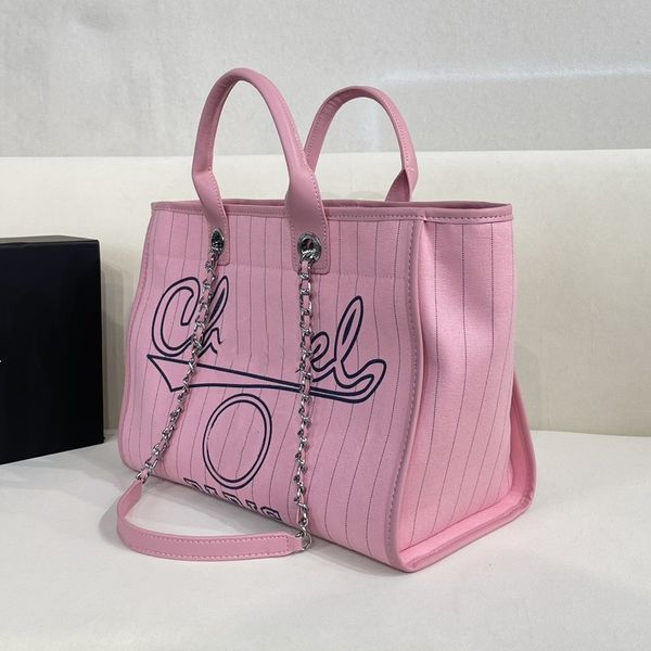 pink tote shoulder beach channel bag with handle canvas totes chain shoulder strap medium size women shopping on the go cc beach tote luxury
pink tote shoulder beach channel bag with handle canvas totes chain shoulder strap medium size women shopping on the go cc beach tote luxury