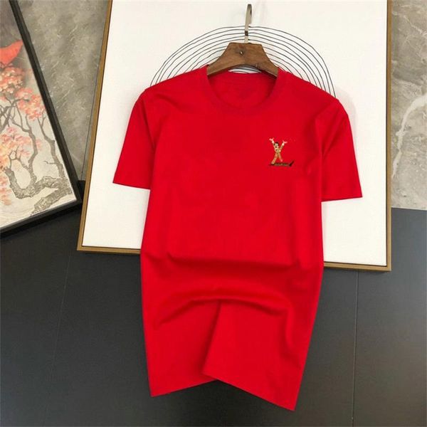 high-grade cotton high-quality embroidery crewneck short sleeve t-shirt men's summer solid color t-shirt men's and women's we, White;black
high-grade cotton high-quality embroidery crewneck short sleeve t-shirt men's summer solid color t-shirt men's and women's we, White;black