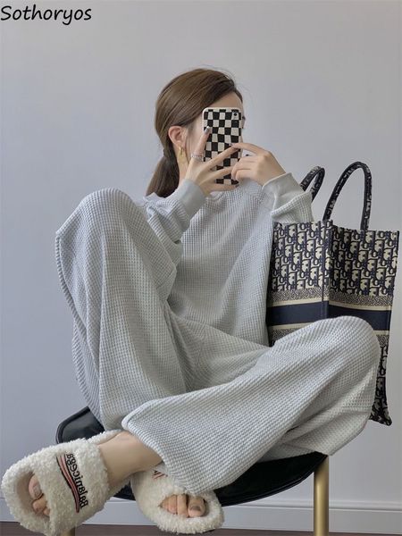 women's sleepwear pajama sets women solid couple autumn student tender cozy fashion sleepwear leisure loose ins homewear minimalist 230, Black;red
women's sleepwear pajama sets women solid couple autumn student tender cozy fashion sleepwear leisure loose ins homewear minimalist 230, Black;red