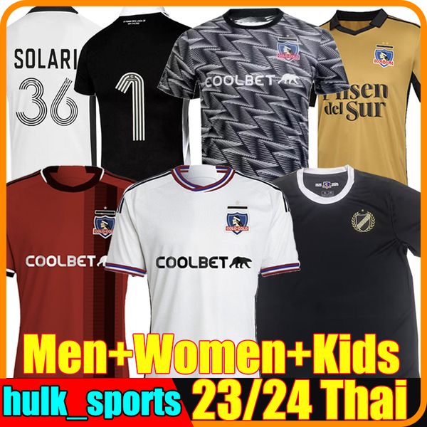 22/23/24 colo colo commemorative soccer jerseys 33 champion t-shirt santos bolados arriagada zaldivia gil fuentes costa 2023 2024 men women, Black;yellow
22/23/24 colo colo commemorative soccer jerseys 33 champion t-shirt santos bolados arriagada zaldivia gil fuentes costa 2023 2024 men women, Black;yellow