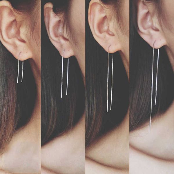 charm simple female earrings 925 silver needle long tassel double needle ear line earrings for women promise wedding jewelry brincos l230309, Golden
charm simple female earrings 925 silver needle long tassel double needle ear line earrings for women promise wedding jewelry brincos l230309, Golden