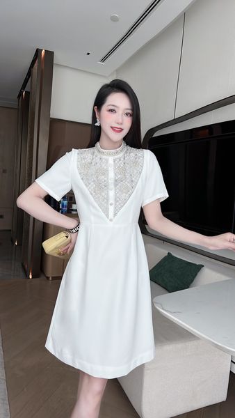 casual dress dress fashion celebrity splice heavy work neckline beaded short sleeve slim a dress 2023 spring and summer bi-color s-xl, Black;gray
casual dress dress fashion celebrity splice heavy work neckline beaded short sleeve slim a dress 2023 spring and summer bi-color s-xl, Black;gray