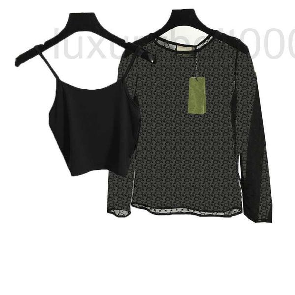 women's t-shirt designer lace t shirt women transparent tee fashion letters embroidery girls 2 pieces set personality long sleeve 4dyp, White
women's t-shirt designer lace t shirt women transparent tee fashion letters embroidery girls 2 pieces set personality long sleeve 4dyp, White