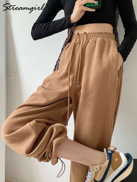 women's pants capris streamgirl high waist loose pants for women sport trousers wide leg sweatpants women joggers straight elastic wais, Black;white
women's pants capris streamgirl high waist loose pants for women sport trousers wide leg sweatpants women joggers straight elastic wais, Black;white