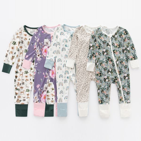 bamboo baby romper long sleeve double zipper onesie bamboo viscose print jumpsuit baby clothes 0-24m, Blue
bamboo baby romper long sleeve double zipper onesie bamboo viscose print jumpsuit baby clothes 0-24m, Blue