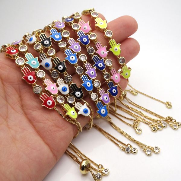 inlay zircon copper plating gold drop color paint palm devil eyes push-pull bracelet magic eye bangle fashion jewelry bracelet, Golden;silver
inlay zircon copper plating gold drop color paint palm devil eyes push-pull bracelet magic eye bangle fashion jewelry bracelet, Golden;silver