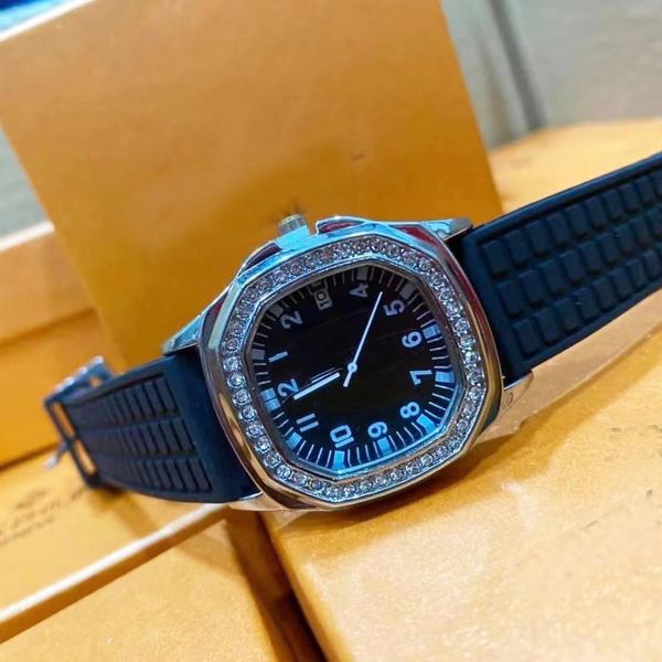 foreign trade square nautilus series quartz diamond-encrusted men's and women's fashion classic silicone watch wrist performance g, Slivery;brown
foreign trade square nautilus series quartz diamond-encrusted men's and women's fashion classic silicone watch wrist performance g, Slivery;brown
