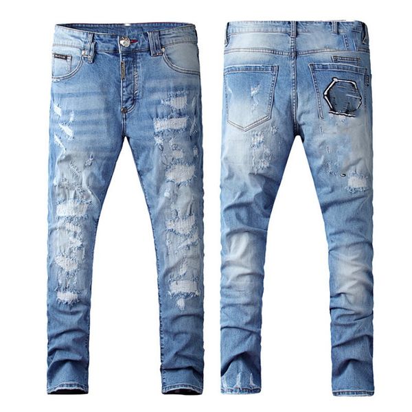 mens jeans designer fashion men jean cargo pants skinny man embroidery patchwork ripped for trend hole streetwear motorcycle jogger pant fit, Blue
mens jeans designer fashion men jean cargo pants skinny man embroidery patchwork ripped for trend hole streetwear motorcycle jogger pant fit, Blue