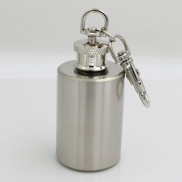 stainless steel wine bottle keychains 1oz hip flask key rings portable fashion accessories for men women, Silver
stainless steel wine bottle keychains 1oz hip flask key rings portable fashion accessories for men women, Silver