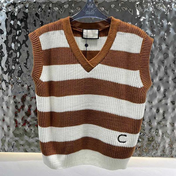 women's sweaters designer spring fall knit vests women v neck sweater fashion sleeveless vest personality letters embroidery clothing, White;black
women's sweaters designer spring fall knit vests women v neck sweater fashion sleeveless vest personality letters embroidery clothing, White;black
