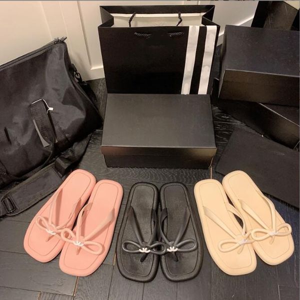 luxury designer slippers summer women sandals bow beach shoes loafers indoor flat flip flops fashion classic shoes elegant temperament size, Black
luxury designer slippers summer women sandals bow beach shoes loafers indoor flat flip flops fashion classic shoes elegant temperament size, Black