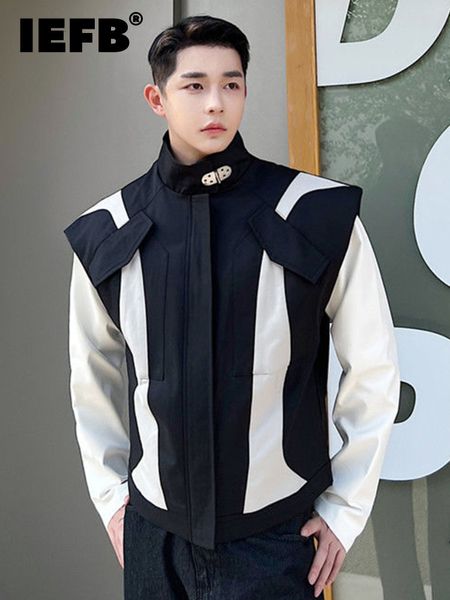 men's vests iefb male waistcoat autumn fashion personality design color matching silhouette shoulder casual vest sleeveless 9a5150 2303, Black;white
men's vests iefb male waistcoat autumn fashion personality design color matching silhouette shoulder casual vest sleeveless 9a5150 2303, Black;white