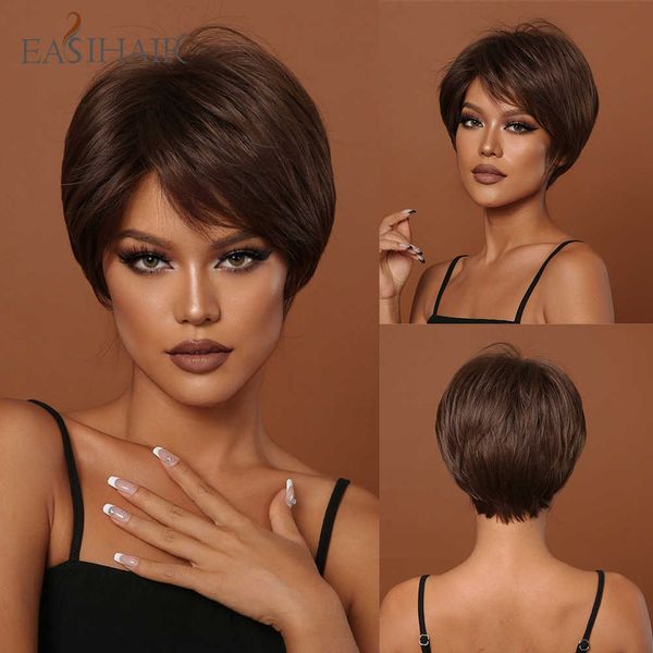 synthetic wigs short straight brown bob synthetic wigs with bangs natural wig for women daily cosplay heat resistant female fake hair 230227, Black
synthetic wigs short straight brown bob synthetic wigs with bangs natural wig for women daily cosplay heat resistant female fake hair 230227, Black