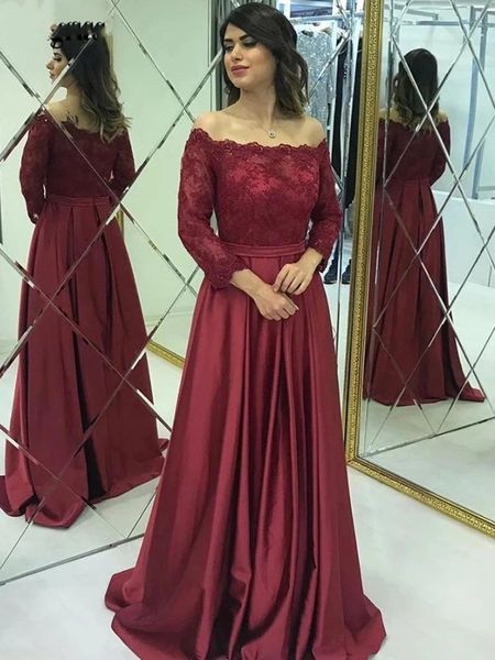 off shoulder burgundy evening dresses for mother long party prom evening gowns robe soiree femme, Black;red
off shoulder burgundy evening dresses for mother long party prom evening gowns robe soiree femme, Black;red