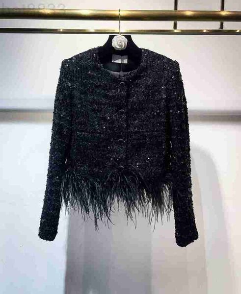 women's jackets designer new 2023 brand jacket fashion high-end autumn winter feather sequins coat leisure spring coats cardigan birthd, Black;brown
women's jackets designer new 2023 brand jacket fashion high-end autumn winter feather sequins coat leisure spring coats cardigan birthd, Black;brown