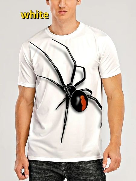 men s t shirts novelty horror animal spider 3d printing t shirt fashion casual short sleeve funny tee 230308, White;black
men s t shirts novelty horror animal spider 3d printing t shirt fashion casual short sleeve funny tee 230308, White;black
