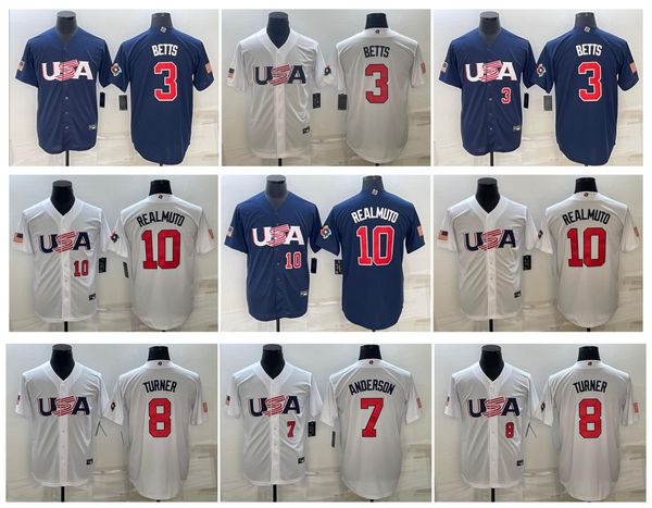 mookie betts 2023 team usa wbc baseball jersey world baseball classictim anderson trea turner j.t. realmuto white blue size s-xxxl, Blue;black
mookie betts 2023 team usa wbc baseball jersey world baseball classictim anderson trea turner j.t. realmuto white blue size s-xxxl, Blue;black
