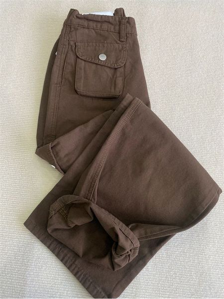 women's pants capris autumn casual baggy wide leg sweatpants high waist streetwear coffee colour cargo pants womens hippie joggers trou, Black;white
women's pants capris autumn casual baggy wide leg sweatpants high waist streetwear coffee colour cargo pants womens hippie joggers trou, Black;white