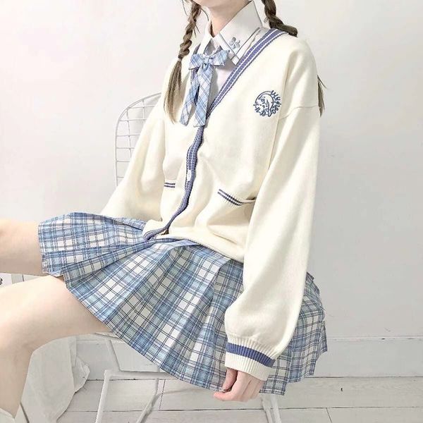 women's knits tee's tees spring autumn mori girl sweet lolita cute embroidery knit sweater women long sleeve pink kawaii cardigan, White
women's knits tee's tees spring autumn mori girl sweet lolita cute embroidery knit sweater women long sleeve pink kawaii cardigan, White