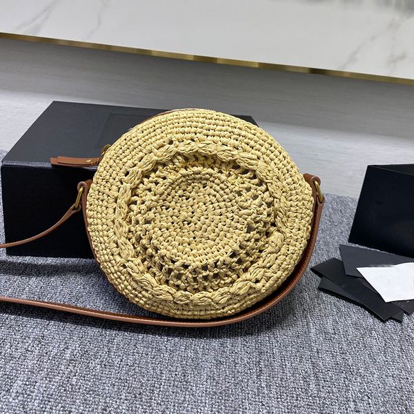 mini straw bag small round bag circular leather handbags fashion designer luxury women crossbody shoulder bags hollow out clutch purse gold
mini straw bag small round bag circular leather handbags fashion designer luxury women crossbody shoulder bags hollow out clutch purse gold