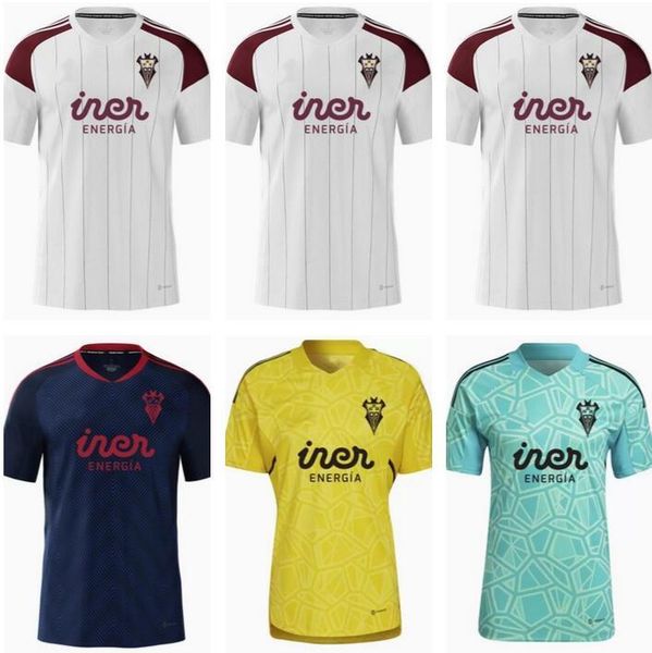 22 23 albacete balompie soccer jersey home away third 2022 2023 manu fuster jonathan dubasin fran alvarez flavien boyomo riki rodriguez foot, Black;yellow
22 23 albacete balompie soccer jersey home away third 2022 2023 manu fuster jonathan dubasin fran alvarez flavien boyomo riki rodriguez foot, Black;yellow