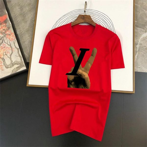 european and american men's luxury designer brand t-shirt summer new cotton short-sleeved t-shirt men's and women's half-slee, White;black
european and american men's luxury designer brand t-shirt summer new cotton short-sleeved t-shirt men's and women's half-slee, White;black