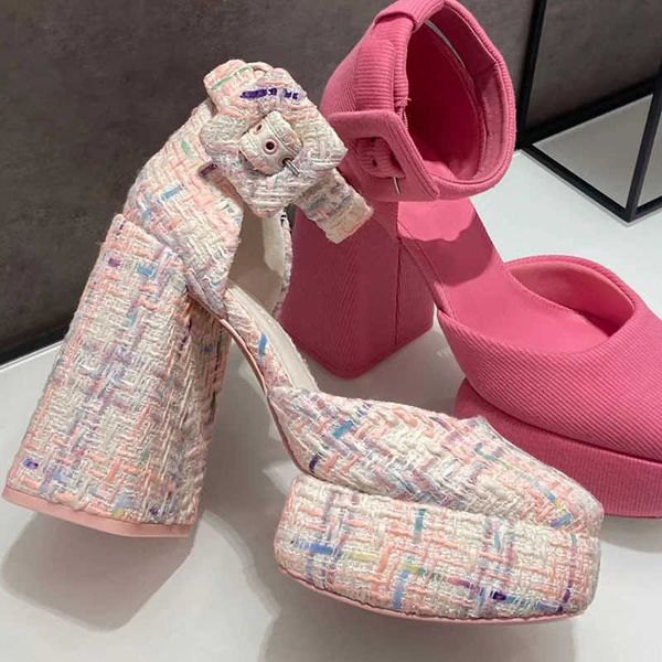 sandals powder spring summer shoes slotted waterproof platform versatile square head french thick high heels women 230301, Black
sandals powder spring summer shoes slotted waterproof platform versatile square head french thick high heels women 230301, Black