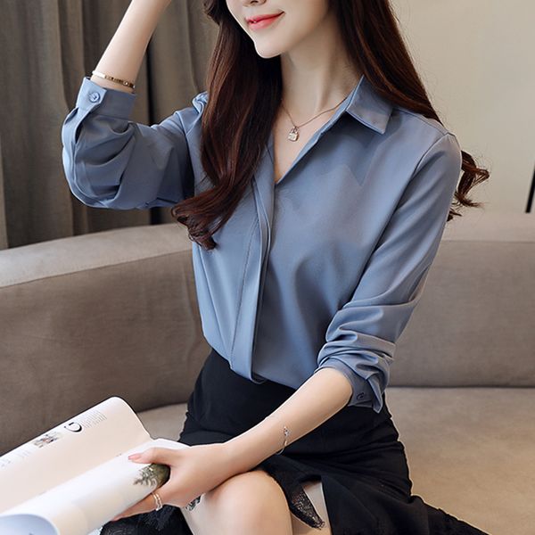 women's blouses shirts women blouses spring autumn korean fashion long sleeve turn down collar office chiffon shirt casual blusas femi, White
women's blouses shirts women blouses spring autumn korean fashion long sleeve turn down collar office chiffon shirt casual blusas femi, White