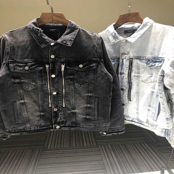 coat jackets men's ammirhigh street distressed zipper cashew water ripple patchwork black blue denim jacket fashion designer brand nich, Black;brown
coat jackets men's ammirhigh street distressed zipper cashew water ripple patchwork black blue denim jacket fashion designer brand nich, Black;brown