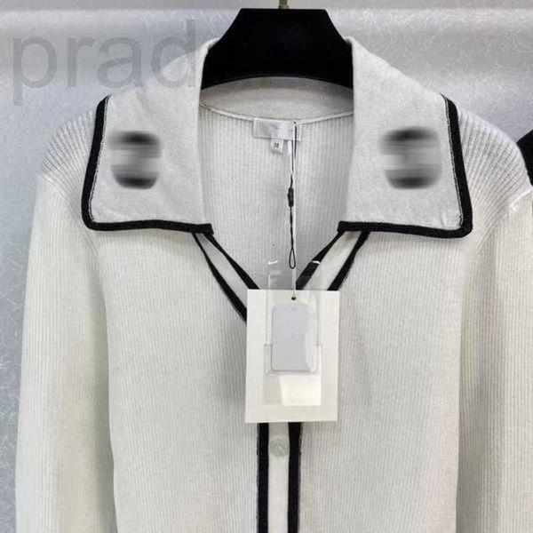 women's sweaters designer 2023 spring summer milan runway lapel neck long sleeve high end jacquard cardigan designer 0301-4 qwco, White;black
women's sweaters designer 2023 spring summer milan runway lapel neck long sleeve high end jacquard cardigan designer 0301-4 qwco, White;black