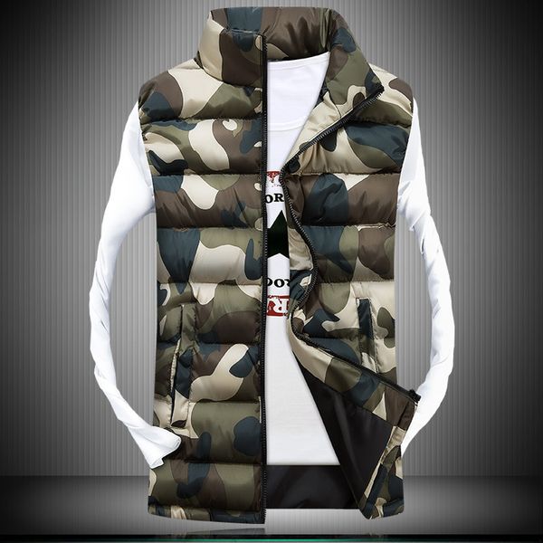 men's vests men arrival fashion camouflage couple casual hoodied waistcoat korean style slim sleeveless warm down 230309, Black;white
men's vests men arrival fashion camouflage couple casual hoodied waistcoat korean style slim sleeveless warm down 230309, Black;white
