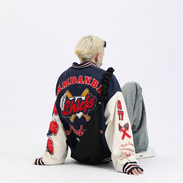 men's jackets american style street baseball uniform jacket men and women autumn winter ins loose wild couple embroidery coat 230309, Black;brown
men's jackets american style street baseball uniform jacket men and women autumn winter ins loose wild couple embroidery coat 230309, Black;brown