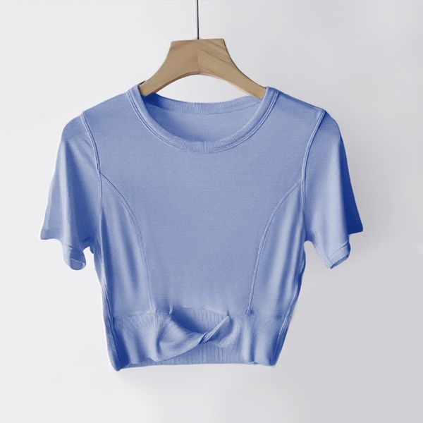 women ll yoga cropped women's modal t-shirt ribbed crop modal short sleeve breathable tight sports jogging
women ll yoga cropped women's modal t-shirt ribbed crop modal short sleeve breathable tight sports jogging