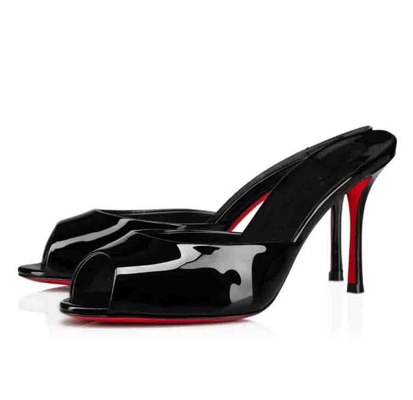 women sandal high heel sandal slide reds sole pumps shoes me dolly metallic leather mules slide genuine leather summer pop sandals slipper 3, Black
women sandal high heel sandal slide reds sole pumps shoes me dolly metallic leather mules slide genuine leather summer pop sandals slipper 3, Black