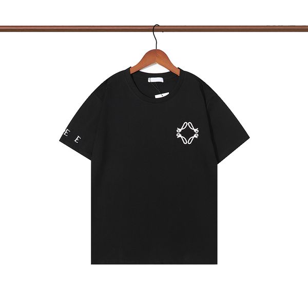 23ss Luxury Summer Men's T-Shirts Short Sleeve Two Colors Men T-Shirt Sleeve Embroidery Couple Clothing Black White Asian Size S
23ss Luxury Summer Men's T-Shirts Short Sleeve Two Colors Men T-Shirt Sleeve Embroidery Couple Clothing Black White Asian Size S