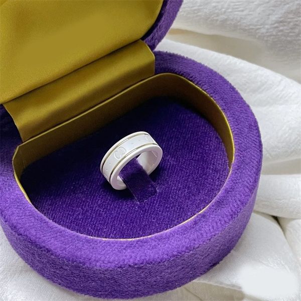 classic silver plated line decoration love rings jewelry honeybee star planet pattern ceramics engraved letters g designer ring funny cute w
classic silver plated line decoration love rings jewelry honeybee star planet pattern ceramics engraved letters g designer ring funny cute w