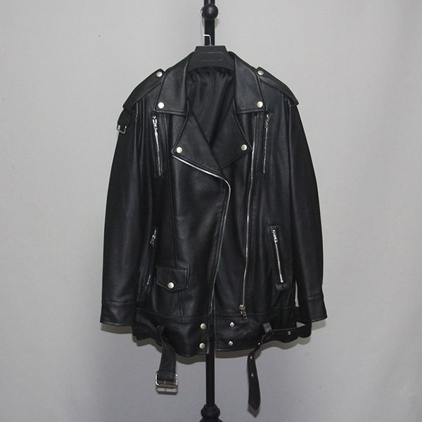 women's jackets girl loose style leather jacketquality soft sheepskin coatfashion young genuine clothesoversize 230309, Black;brown
women's jackets girl loose style leather jacketquality soft sheepskin coatfashion young genuine clothesoversize 230309, Black;brown