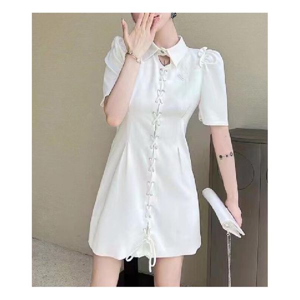 women casual dresses classic knit dress frenulum fashion letter pattern summer short sleeve womens clothing, White
women casual dresses classic knit dress frenulum fashion letter pattern summer short sleeve womens clothing, White