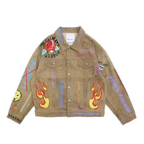 men's plus size outerwear & coats hip-hop graffiti casual jacket embroidered, Black;brown
men's plus size outerwear & coats hip-hop graffiti casual jacket embroidered, Black;brown