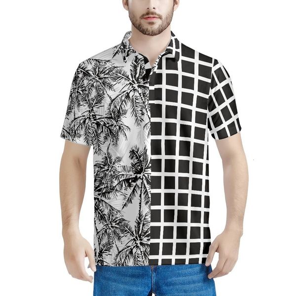 men's polos banana leaf check pattern mismatch polo shirt short sleeve print clothing summer streetwear casual fashion 5xl 230308, White;black
men's polos banana leaf check pattern mismatch polo shirt short sleeve print clothing summer streetwear casual fashion 5xl 230308, White;black