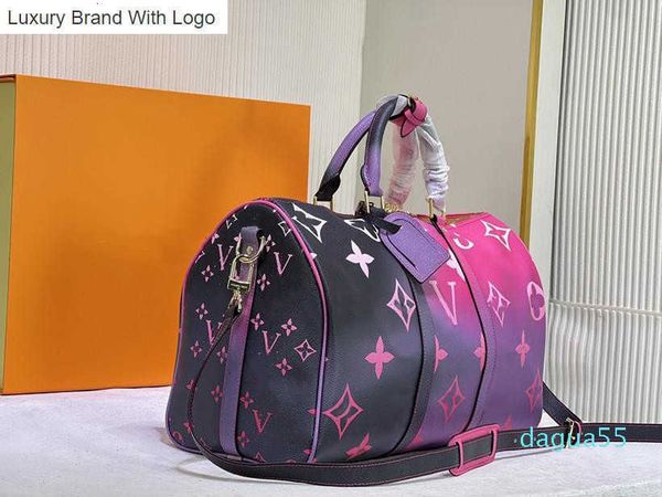 l bag handbags luxurys designer duffel bags speedy 45 cm women travel bag fashion gradient monograms giant genuine leather sport outdoor pac, Black
l bag handbags luxurys designer duffel bags speedy 45 cm women travel bag fashion gradient monograms giant genuine leather sport outdoor pac, Black
