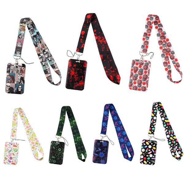 10 pcs / lot fashion accessories nursing design neck strap polyester lanyard medical print vertical plastic card holder for office nurse doc, Silver
10 pcs / lot fashion accessories nursing design neck strap polyester lanyard medical print vertical plastic card holder for office nurse doc, Silver
