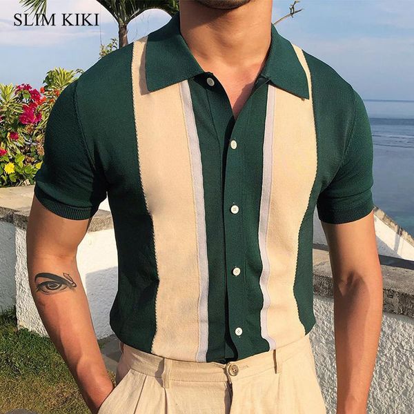 men's polos shirts polo classic slim golf wear short sleeve tee vintage stripe lapel collar knit shirt manly clothing 230308, White;black
men's polos shirts polo classic slim golf wear short sleeve tee vintage stripe lapel collar knit shirt manly clothing 230308, White;black