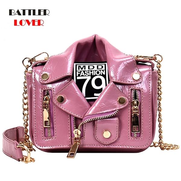 evening bags european brand design chain motorcycle women clothing shoulder rivet zipper jacket messenger leather handbags 230307
evening bags european brand design chain motorcycle women clothing shoulder rivet zipper jacket messenger leather handbags 230307
