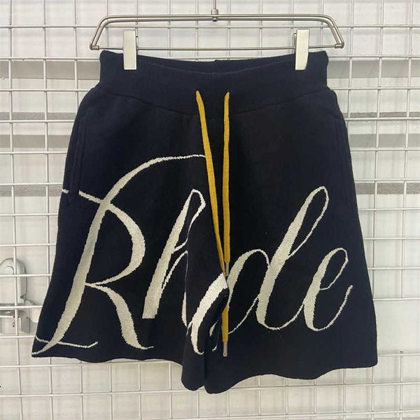 2023s men shorts men's pants rhlimited rhude street letter jacquard drawcord wool, Black
2023s men shorts men's pants rhlimited rhude street letter jacquard drawcord wool, Black